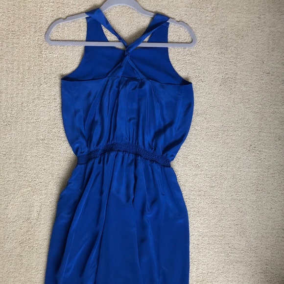 Banana Republic Blue Silk Dress XS - Picture 7 of 7